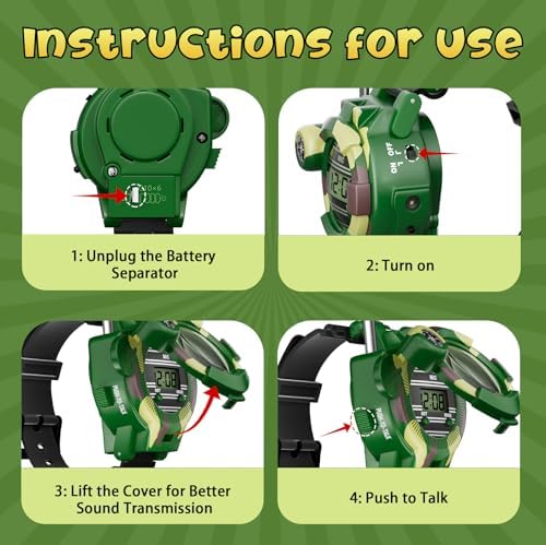 Walkie Talkies Set for Kids, Outdoor Stuff for Kids Camping Gear - Image 6