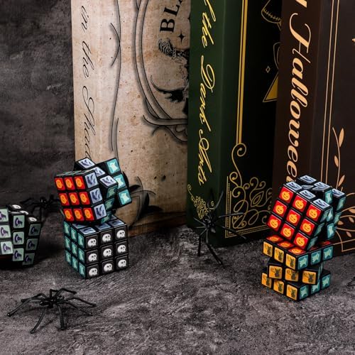 24 Pack Halloween Mini Cube Set, 1.18 Inch 3x3x3 Bulk Mini Cube Puzzles, Halloween Party Favors, Non-Candy Treats, Classroom Prizes, Goodie Bag Stuffers for Kids - Image 6