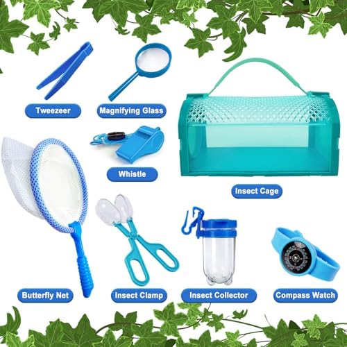 Bug Catcher Kit & Outdoor Explorer Kit for Kids, 10 Pcs Bug Catching Kit - Image 3
