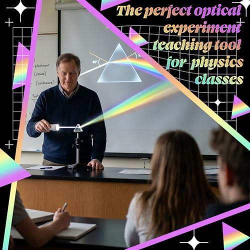 Kanayu 6 Pcs Clear Triangular Prism Optical Glass,2.5 Inch - Image 4