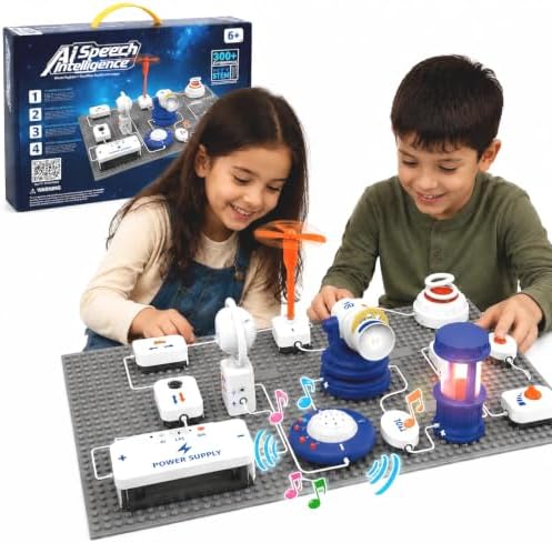STEM Science Kit for Kids, Electronics Circuit Exploration Toy, 37 PCS by Unknown