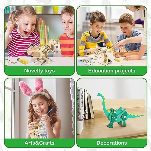 Poraxy 10 Sets 3D Puzzles Science Projects for Kids 8-12, STEM Kits for Kids Ages 6-8 5-7, Engineering Building Toys Dinosaurs Experiments Xmas Birthday Gifts 7 8 9 10 11 12 13 Yr Old Boys Girls - Image 3