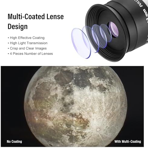 Astromania Telescope Eyepiece 1.25 Inch Plossl Eyepiece Telescope Lens 13mm - Image 4
