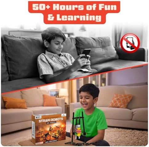 PW Science Robots DIY Kit for Kids (Straw Robot Kit) - Image 7