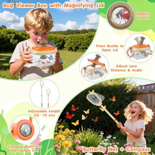 Bug Catcher for Kids, Bug Vacuum Catch & Release Toy Kit, Ages 3-12 - Image 4