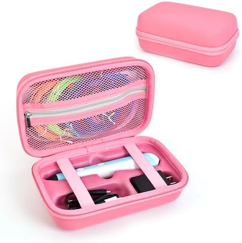 Hard Case Compatible with SCRIB3D P1/Advanced Printing 3D Pen, Pink by Jaffzora