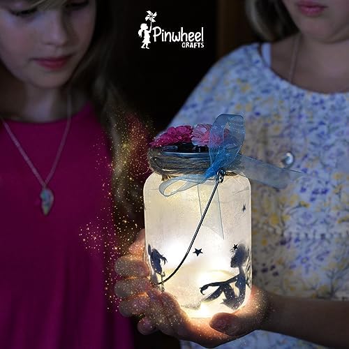 Pinwheel Crafts Fairy Lantern Night Light Kit for Kids Ages 6-12, Pack of 2 - Image 2