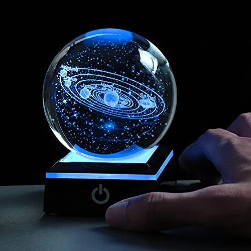 Qianwei 3D Solar System Model Crystal Ball Astronomy Gifts Men Space Decor - Image 6