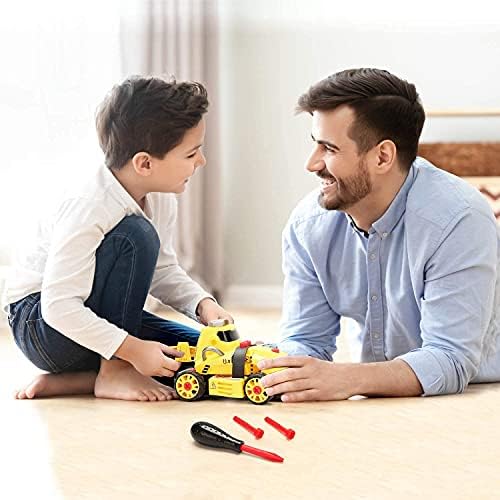 Mobius 7-in-1 Take-Apart Construction Truck Set with Drill, Ages 3+ - Image 7