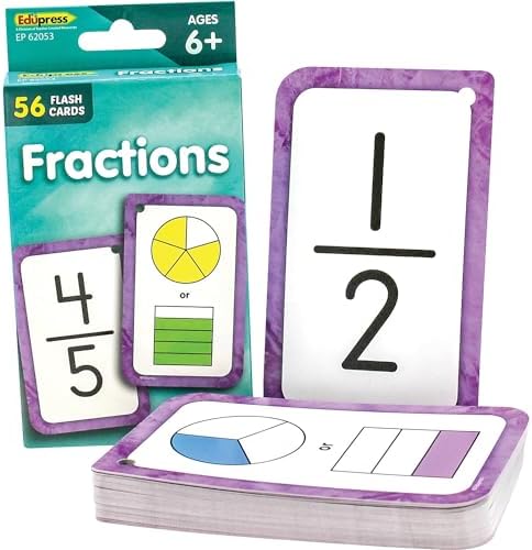 Teacher Created Resources Fractions Flash Cards (EP62053) - Image 2
