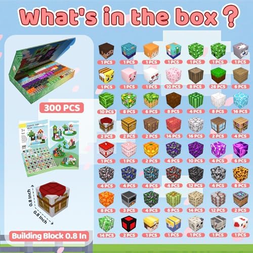 Magnetic Blocks, 300PCS Toys Building Cube Birthday Gifts for Kids - Image 2