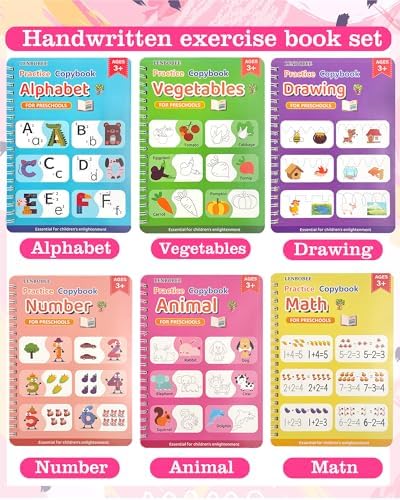 Grooved Handwriting Workbooks for Kids Perfect Christmas Educational Gift - Image 3