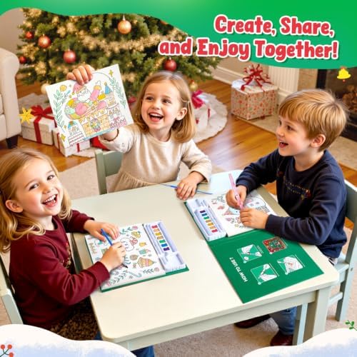 JoyCat Paint with Water Coloring Books for Toddlers (Christmas) - Image 4