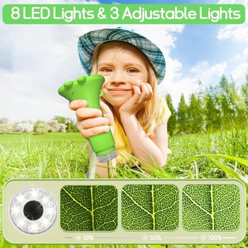 WINWEND Kids Microscope Pocket Microscope -1000X Portable Microscope for Kid | Photo and Video Mini Microscopes | 2'' Digital Little Scientist Microscopes for 3-10 Age Years Old Boys Girls Toys Gifts - Image 6