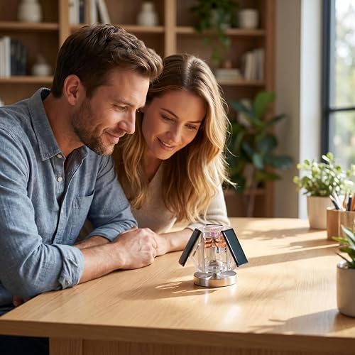 Sunnytech Mini Solar Vertical Mendocino Motor Educational Model Science Physics Toy Home Office Desk Decor QZ08A - Image 6
