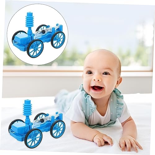 1Set Funny DIY Assembled Car for Engaging Educational Handcraft Puzzle Science Experiment Kit Black and Red for Early Learning and Imaginative Play - Image 5