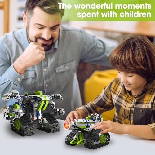 STEM Robotics Kit for Kids 8-14, 5-in-1 RC Building Set - Image 6