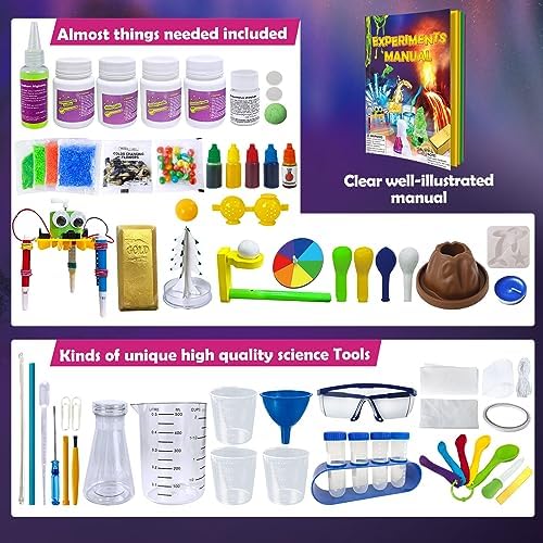 UNGLINGA 150 Experiments Science Kits for Kids Chemistry Lab S.T.E.MToys - Image 6