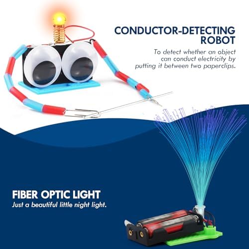 STEM Electric Circuit Kit, Electricity Science Project Light Bulb Experiments for Kids Teens, Electrical Engineering Kits Age 8-12 12-14, Fruit Energy Projects Circuits Experiment - Image 6