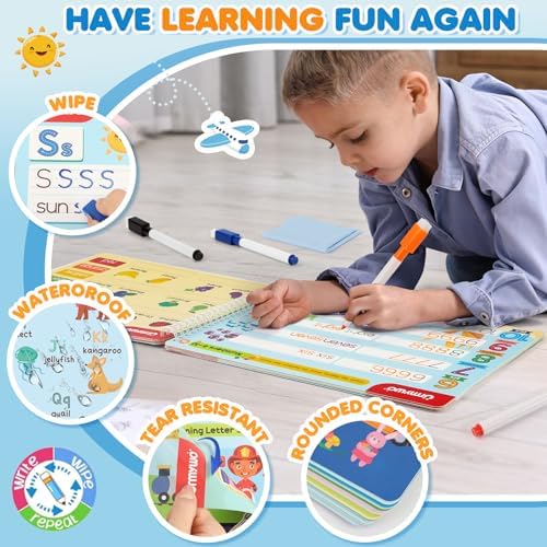 URMYWO Preschool Learning Activities, Kindergarten Workbook Ages 3-6 - Image 2