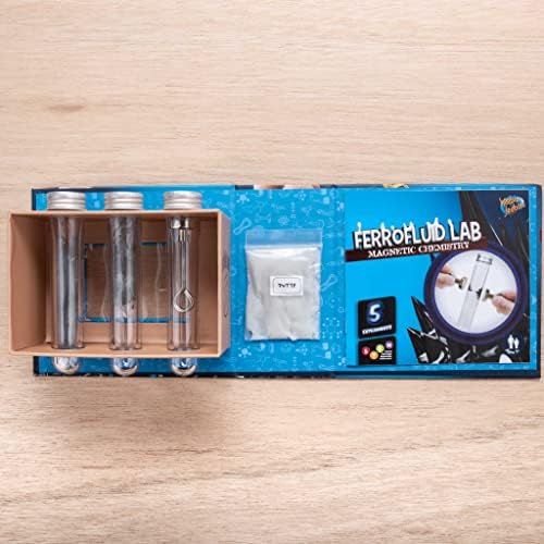 Ferrofluid Lab Magnetic Chemistry by Heebie Jeebies- 5 Experiments for Kids Ages 8+- Educational Science Project STEM Learning Unique Activities for Boys and Girls- Ideal Gift for Students - Image 5