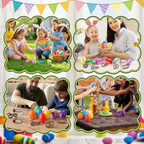 Mytothfy 24 Pcs Brain Teaser Puzzles for Adults Teens - Metal Puzzles 3D Puzzle Game Toys for Adults Teens - Unlock Interlocking Puzzle Adult Teens IQ Education Smart Toys - Image 4