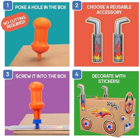 Educational Insights Boxineers Cardboard Vehicles - Image 3