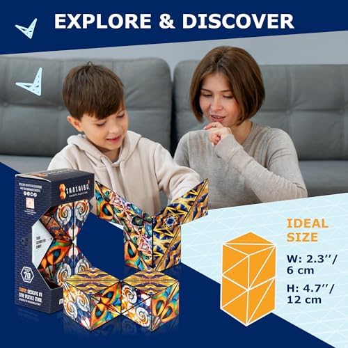 Shashibo ICOSA XL Magnetic Puzzle Toy, Stress Relief Fidget Toy - Image 4