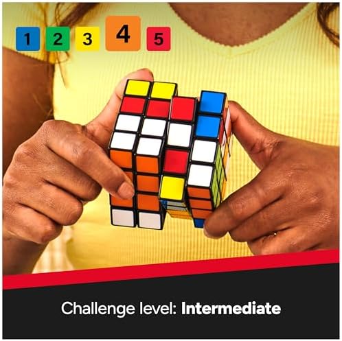 Rubik’s Cube, The Official 4x4 Rubik's Cube, Problem-Solving Brain Teaser, Classic Color-Matching Puzzle, Fidget Toy, Sensory Puzzle for Adults, Teens, Kids, for Ages 8 & Up - Image 6