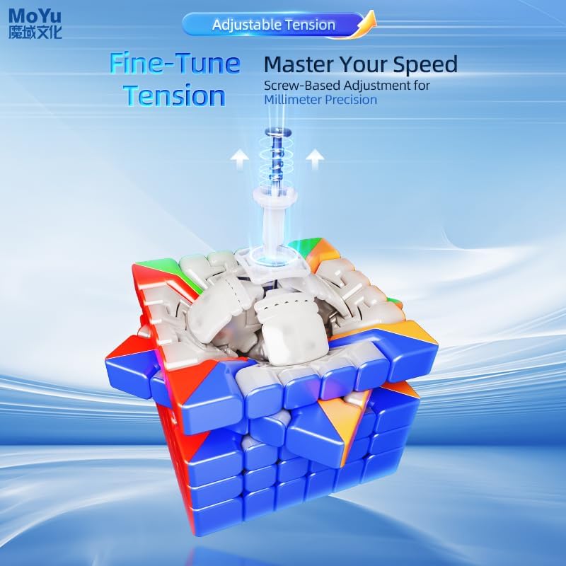 Bukefuno MoYu Aoshi V4 Single-Track Magnetic 6x6 Speed Magic Cube Aoshi WRM V4 6x6x6 Single Track 144 Magnets Magic Stickerless Puzzle Cube - Image 6
