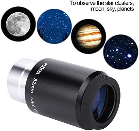 32mm Plossl Telescope Eyepiece, Multi - Coated 1.25 Inch Eyepiece with Filter Thread for Reflector and Refractor Telescopes, 52° Wide Field of View for Moon Planets Star - Image 6
