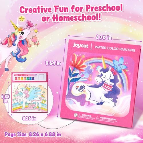 JoyCat Paint with Water Coloring Books for Toddlers (Magical Pony) - Image 4