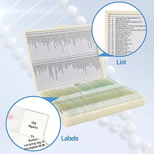 120 Microscope Slides with Specimens for Kids: Prepared Slides for Science - Image 4