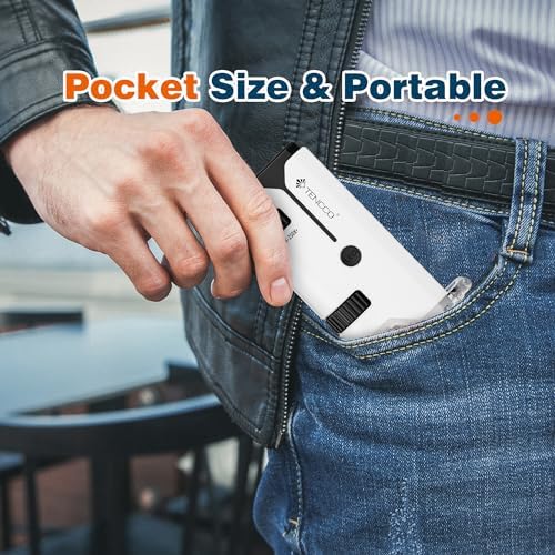 100x-250x Pocket Microscope for Kids Adults, Protable Handheld Miniscope, Mini Microscope Kit for Kids Adults Home School Lab Biology Science Education, White - Image 5