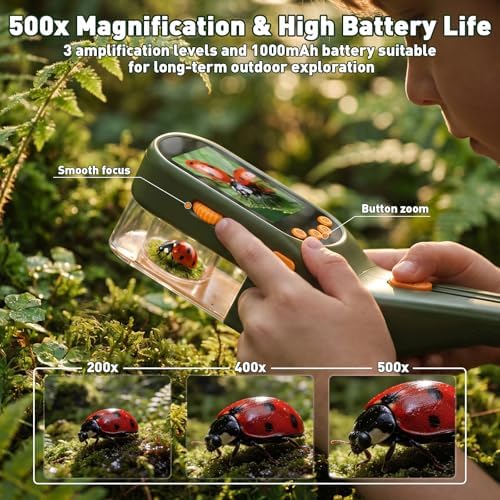 SEEKID Bug Catcher for Kids with 2.4" Screen (Dark Green) - Image 5