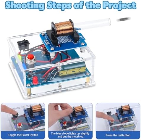 MiOYOOW DIY Electromagnetic Coil Shooting Soldering Kit for Teens & Adults - Image 4
