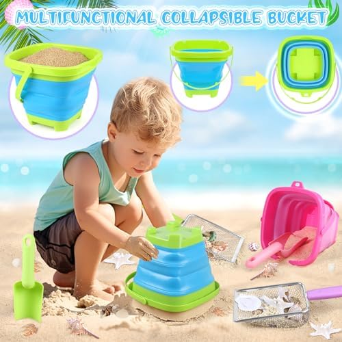 FHOZGECY 2 Pack Beachcombing Kit with Sifters for Beach Vacation Essentials - Image 3