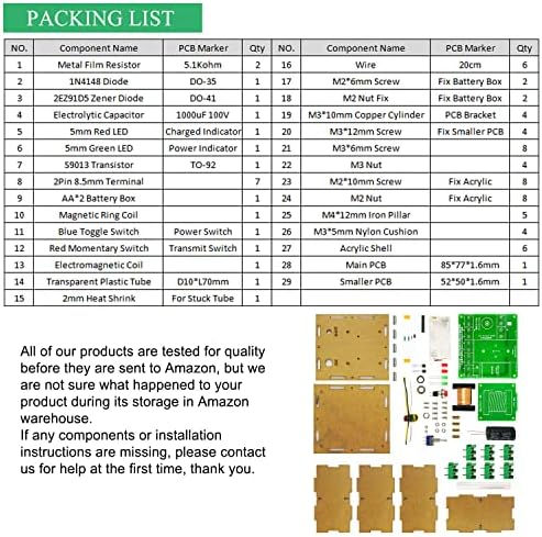 Soldering Practice Kit Projects DIY Toys Electric Magnetic Transmitter Educational Electronics Kit Mini DIY Shooting Game Fun Soldering Project - Image 2