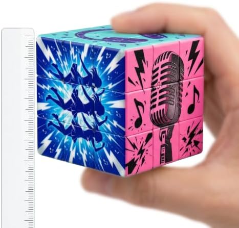 Pluzz Cube 3x3 5.7cm Twisty Puzzle Brain Speed Cube for Xmas - Image 5