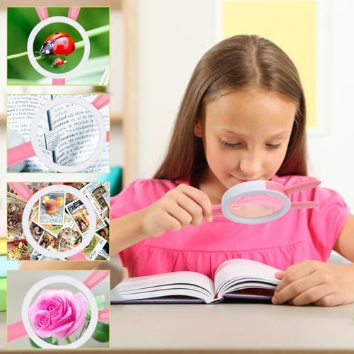 10X Kids Magnifying Glass Handheld Magnifier for Child (Bunny Style 1Pcs) - Image 5