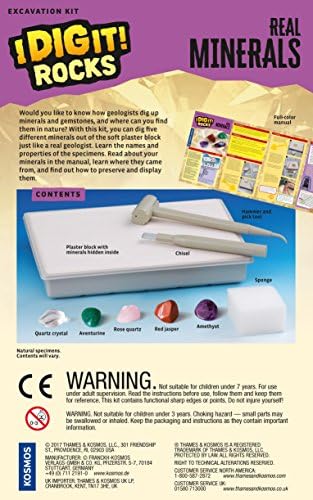 Thames & Kosmos I Dig It! Rocks - Real Minerals Excavation Kit | Science Kit | Dig Up Real Mineral Specimens | Learn About Mineralogy & Geology | 2018 Oppenheim Toy Portfolio Platinum Award Winner - Image 2