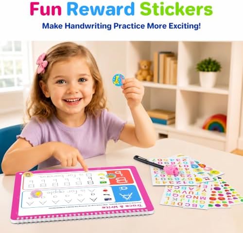 Kiditos Magic Grooved Writing Practice Books for Kids Ages 3-5, 6-Book Set - Image 5
