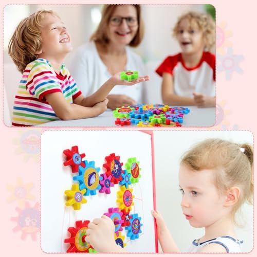 Relaxweex Magnetic Gears Interchangeable for Fridge,36 Pcs,Space - Image 3