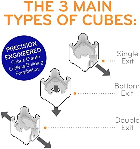 MindWare Q-BA-Maze 2.0 Super Race Set Marble Run, 68 Pieces - Image 3