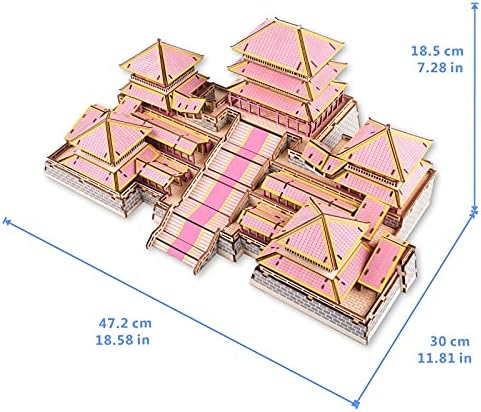 3D Puzzle,Balody World Famous Architecture Blocks Model,Assembly Wooden Home Decors Adult Craft Kits, World Famous Buildings Model,Challenge for Adults,Birthday Gift for Adults - Image 4