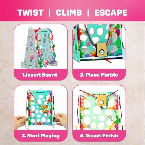 Butterfly EduFields Marble Run Board Games for Girls 4-5-10 Year Old - Image 4