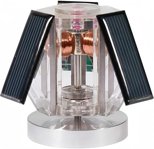 Sunnytech Mini Solar Vertical Mendocino Motor Educational Model Science Physics Toy Home Office Desk Decor QZ08A by Sunnytech