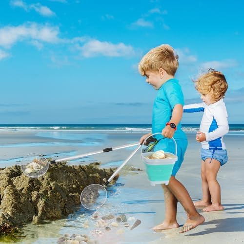 Shark Tooth Sifter for Shell Collecting, Sand Beach Toys for Kids 6 8 10 12 - Image 5