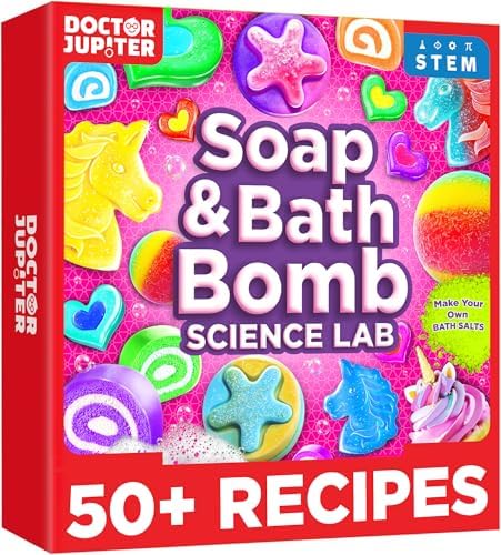 Doctor Jupiter Soap & Bath Bomb Making Kit for Kids Ages 8+ by DoctorJupiter