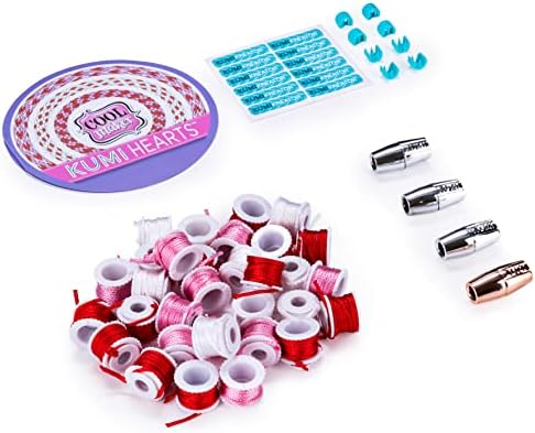 Cool Maker, KumiKreator Hearts Mini Fashion Pack Refill, Friendship Bracelet Activity Kit - Image 2